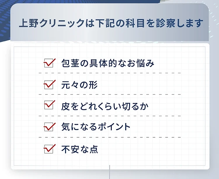 上野クリニックの診察科目